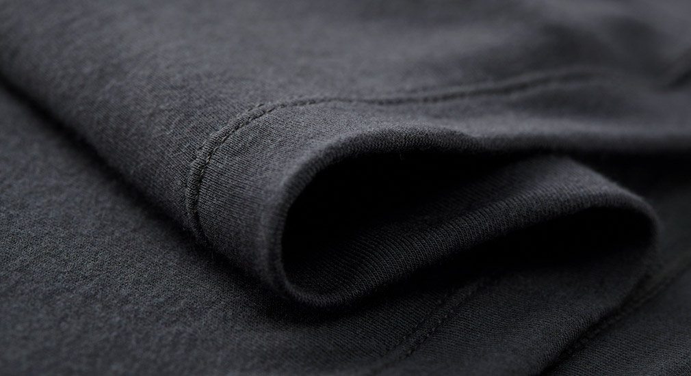 極暖純色圓領衫-男